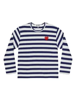 Comme Des Garçons Play: Футболка в полоску 