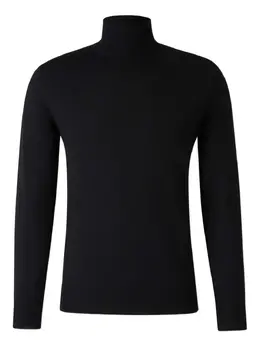 Canali: Чёрный свитер 