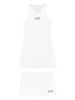Ea7 Emporio Armani: Белое платье 