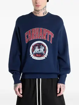 Carhartt WIP: Синий свитер 