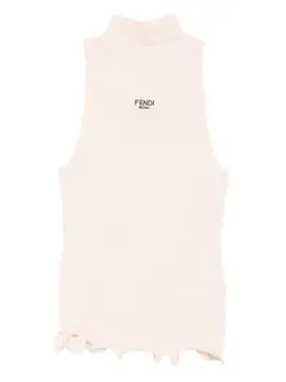 FENDI: Розовый топ 