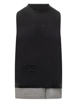 Y-3: Трикотажный жилет 