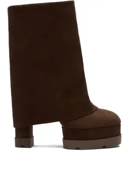 Casadei: Коричневые ботинки 