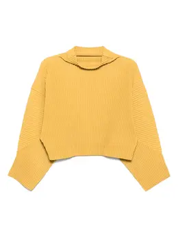 Homme Plissé Issey Miyake: Жёлтая футболка 