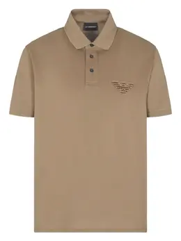 Emporio Armani: Бежевое поло 
