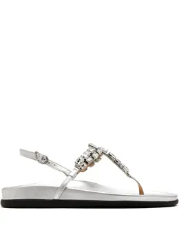 Ancient Greek Sandals: Серебристые сандалии 