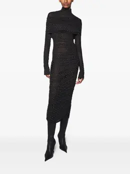 Mugler: Платье миди 