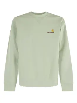 Carhartt WIP: Зелёный свитер 