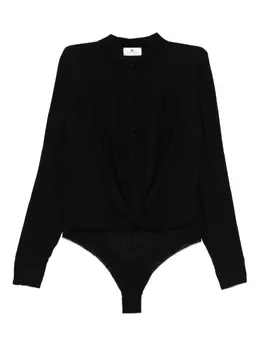 Elisabetta Franchi: Чёрный боди 