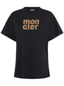 MONCLER: Хлопковая футболка 