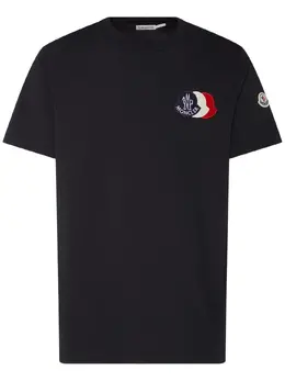 MONCLER: Хлопковая футболка 