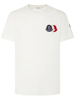 MONCLER: Хлопковая футболка 