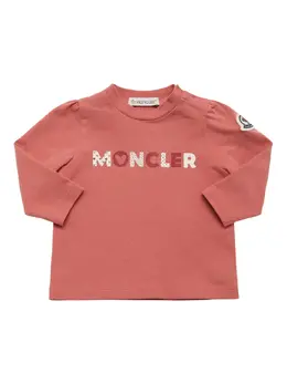 MONCLER: Хлопковая футболка 