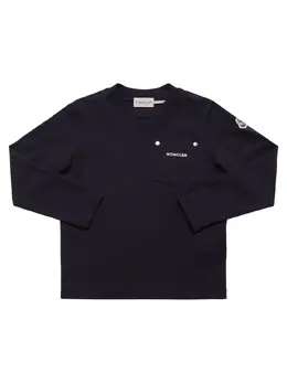 MONCLER: Хлопковая футболка 