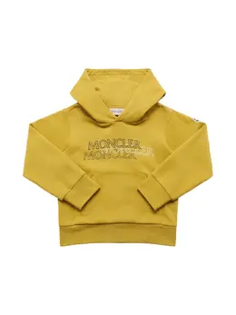 MONCLER: Хлопковая толстовка 