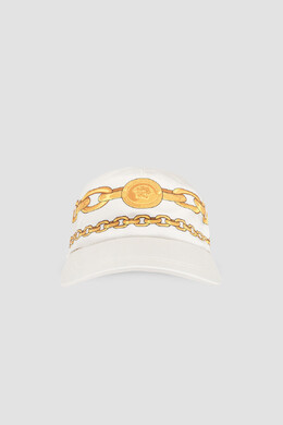 Versace: Белая кепка 