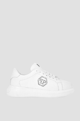 Philipp Plein: Белые кроссовки 