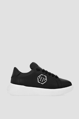 Philipp Plein: Чёрные кроссовки  Hexagon