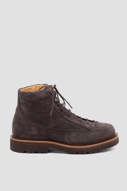 Brunello Cucinelli: Тёмные ботинки 