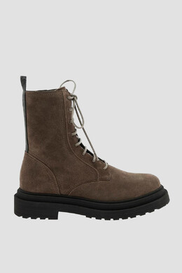 Brunello Cucinelli: Коричневые ботинки 