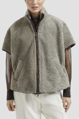 Brunello Cucinelli: Куртка с коротким рукавом 