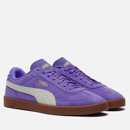 Puma: Фиолетовые кроссовки  Suede