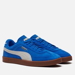 Puma: Синие кроссовки  Suede