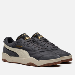 Puma: Серые кроссовки  Suede