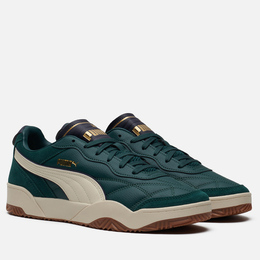 Puma: Зелёные кроссовки  Suede