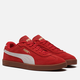 Puma: Красные кроссовки  Suede