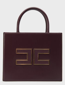 ELISABETTA FRANCHI: Бордовая сумка 