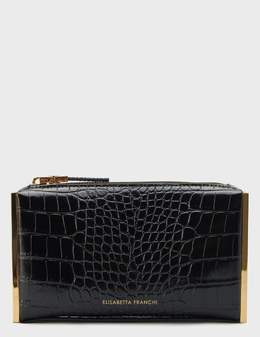 ELISABETTA FRANCHI: Чёрный клатч 