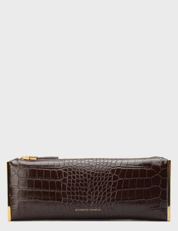 ELISABETTA FRANCHI: Коричневый клатч 