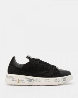 Premiata: Чёрные кроссовки 
