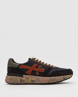 Premiata: Тёмные кроссовки 