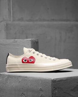 COMME DES GARCONS PLAY: Белые кроссовки 