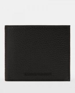 Emporio Armani: Чёрный кошелёк 
