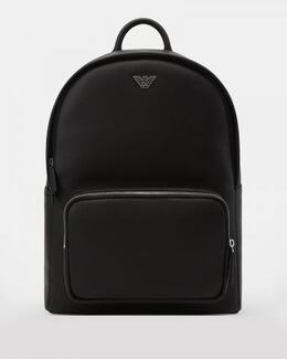 Emporio Armani: Чёрный рюкзак 