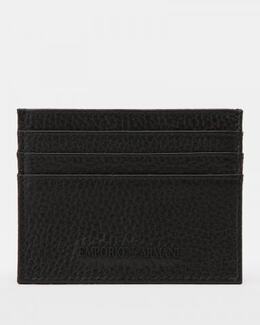 Emporio Armani: Чёрный картхолдер 