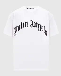 Palm Angels: Белая футболка 