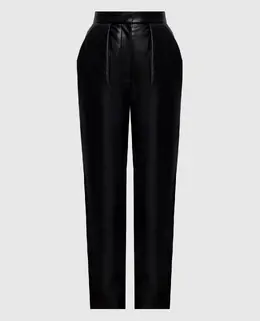 Balmain: Чорні брюки 