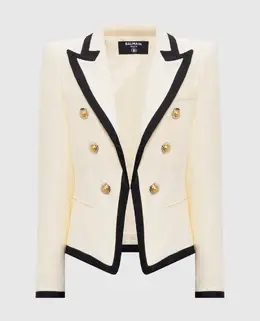 Balmain: Бежеві піджаки 