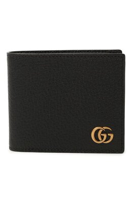 Gucci: Чёрный кошелёк  GG Marmont