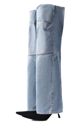 Balenciaga: Голубые сапоги 