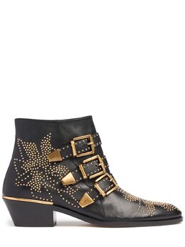 CHLOÉ: Чёрные ботинки 
