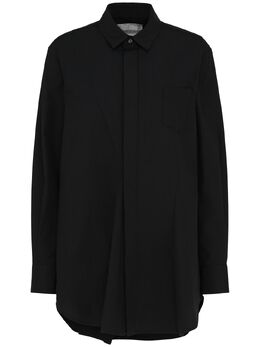 SACAI: Хлопковая рубашка 