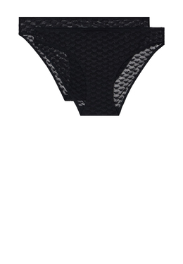EMPORIO ARMANI Underwear: Чёрные трусы 