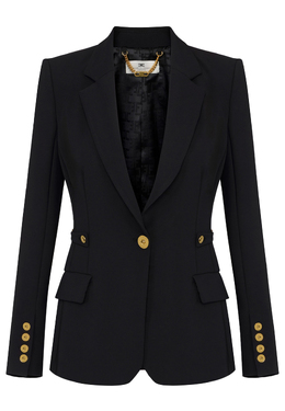 ELISABETTA FRANCHI: Чёрный жакет 