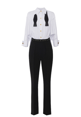 ELISABETTA FRANCHI: Белый комбинезон 