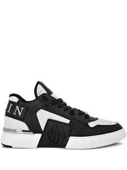 Philipp Plein: Чёрные кроссовки  Phantom Kicks